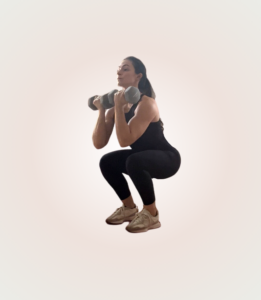Isometric Squat Hold from core moms pre pregnancy workout