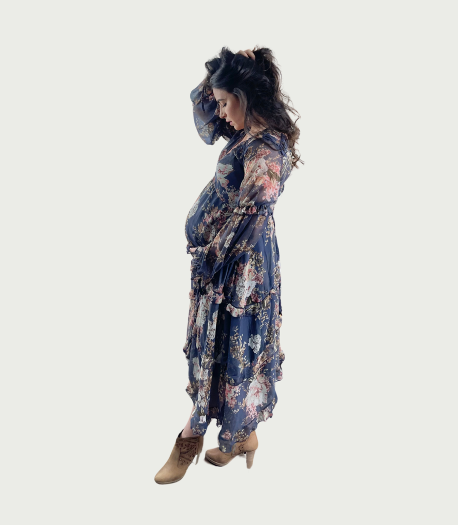 Pregnant Liz for core moms blog
