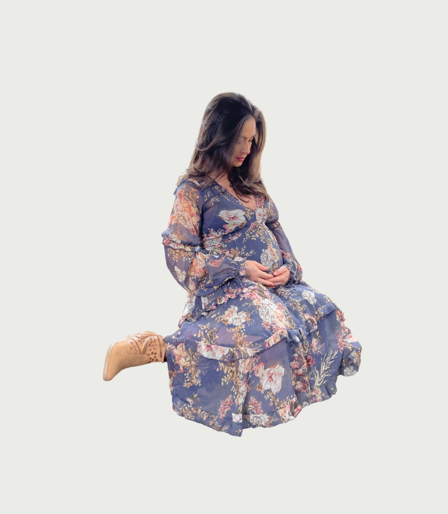 Pregnant Liz for core moms blog